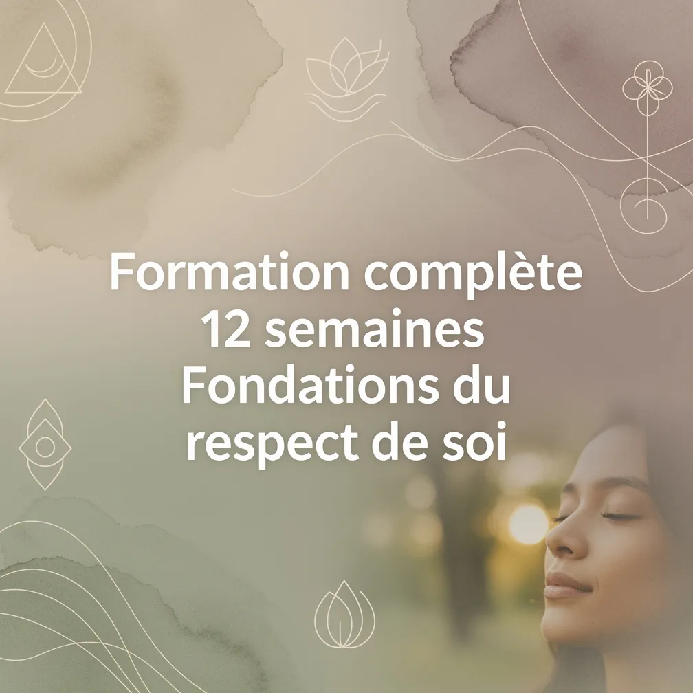 Formation complète 12 semaines Fondations du respect de soi