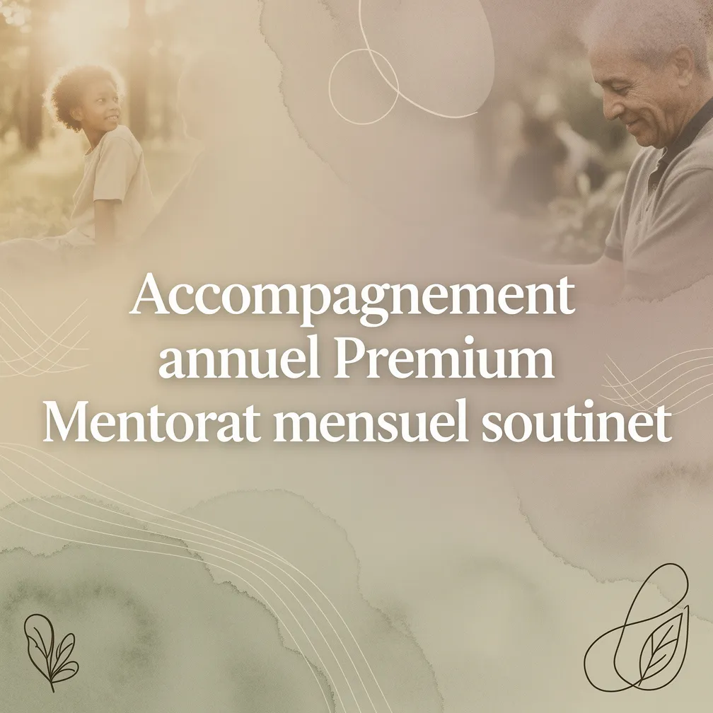 Accompagnement annuel Premium Mentorat mensuel soutenu